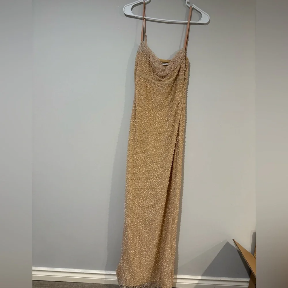HOUSE OF CB-CALLA -Seapearl Embellished Maxi Dress - Picture 9 of 13
